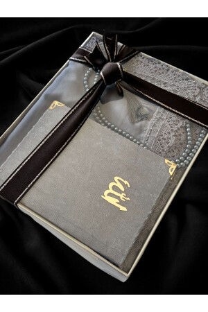 Dowry - Gift - Bridal Bundle Set - Needle Embroidered Prayer Cloth - Yasin - Prayer Beads - Ayhanhome