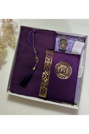 Dowry - Gift - Bridal Bundle Set - Taffeta Prayer Rug - Yasin - Prayer Beads - dhikr matic - Lifestyling