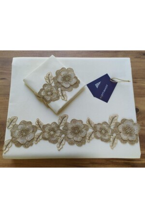 Dowry Gülşen 3D Double Duvet Cover Set NVR6878 - Çeyiz Bahçesi