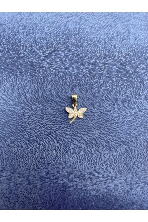 Dragonfly Gold Pendant 14KLY5167 - Altınaşkı