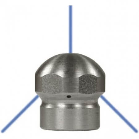 Drain cleaning nozzle R+M 1/8