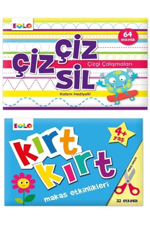 Draw, Draw, Erase, Smash, Smash, Scissors Activities, drawkirt2 - Eolo Yayıncılık