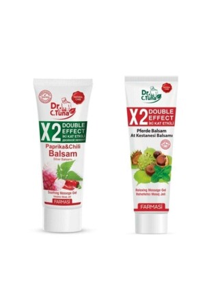 Dr.c. tuna Double Effect Horse Chestnut Massage Gel 250 Ml + Double Effect Pepper Balm 250 Ml Set 4365677453 - Farmasi