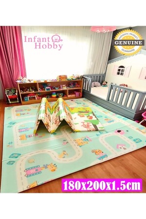 Dream It faltbare Schaumstoff-Spielmatte, Spielmatte, 180 x 200 x 1. 5cm - İnfant Hobby