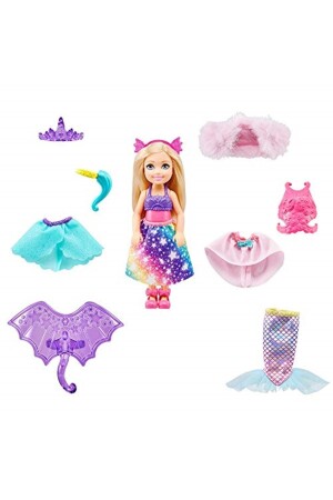 Dreamtopia Chelsea And Costumes Play Set Gtf40 U333452 - Barbie