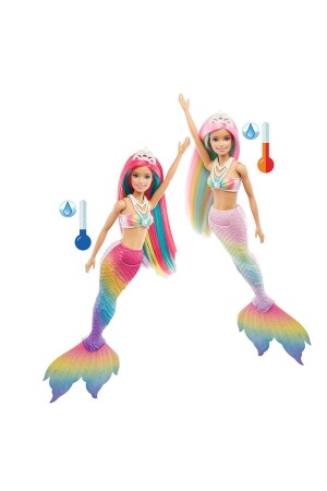 Dreamtopia Color Changing Magic Mermaid Gtf89 - Barbie