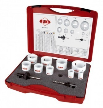 Drill bit set 19-64mm RUKO HSS Co8 - Ruko