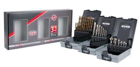 Drill, tap and countersink set RUKO - Ruko