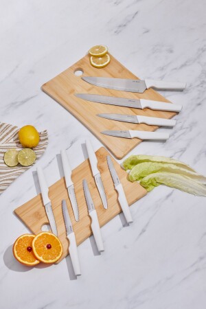 Dr.Inox Bundle 10 Piece Knife Set Cream - Dr. Inox