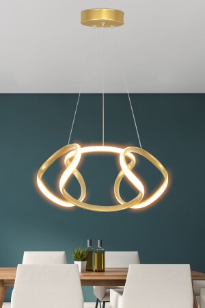Dron Pendant Lamp Gold Color Led Chandelier Daylight Modern Led Chandelier drone - Renkoled Aydınlatma