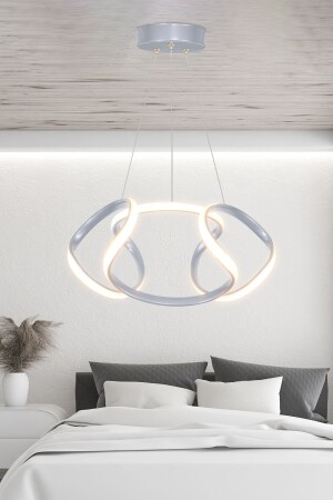 Dron Pendant Lamp Gray Color Led Chandelier Daylight Modern Led Chandelier drone - Renkoled Aydınlatma