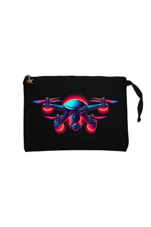Drone Color Siyah Clutch Astarlı Cüzdan - El Çantası - Z Zepplin