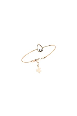 Drop Diamond Stone Gold Bracelet - Drop Bracelet Model - Trend Special Stone Jewelry - Safir Kuyumculuk