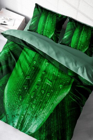 Drop Leaf 3d Cotton Satin Double Duvet Cover Set monohome17934 - Monohome