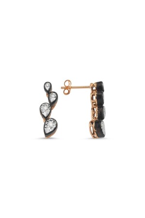 Drop Shaped Diamond Earrings - Assos Pırlanta