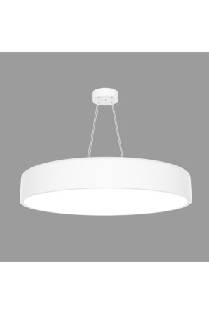 Drum 60cm (White Case, Daylight) LED Pendant Lamp Led Chandelier Drum 60cm White 4000K - Hegza Lighting