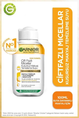 Dual Phase Micellar Perfect Makeup Cleansing Water 100ml - Garnier