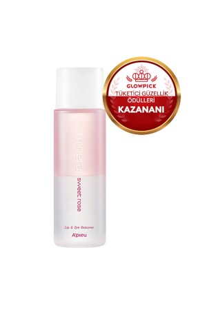 Dual Phase Sensitive Augen- und Lippen-Make-up-Entferner, 100 ml, mineralischer Lippen- und Augen-Entferner (süße Rose) - Missha