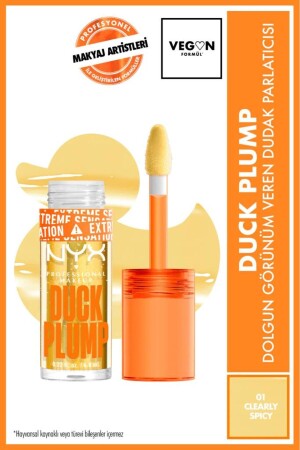 Duck Plump Plump Lip Gloss - 01 Clearly Spicy - Nyx Professional Makeup