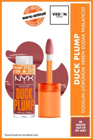 Duck Plump Plump Lip Gloss - 08 Mauve Out Of My Way - Nyx Professional Makeup