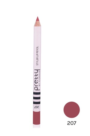 Dudak Kalemi - Pretty By Flormar Styler Lipliner 207 Deep Rose 8690604469796 - Flormar