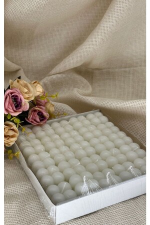 Düğün Nişan Ve Nikah Için Dekoratif Mini Bubble Mum 50 Adet MINIBUBBLESET - wommans