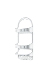 Dünya Duşa Asılabilir Şampuanlık Shower Caddy Plastik 3 Katlı Şampuanlık Vantuzlu 896 - CANSUKC