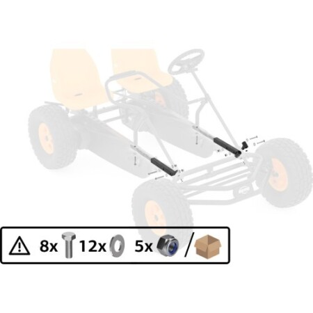 Duo Coaster - Rear Frame Extenders - BERG