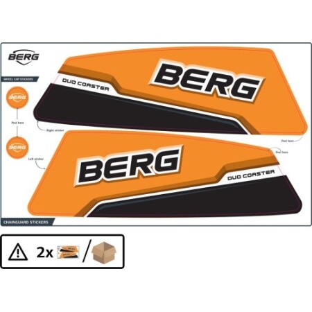 Duo Coaster - Sticker-Set - BERG
