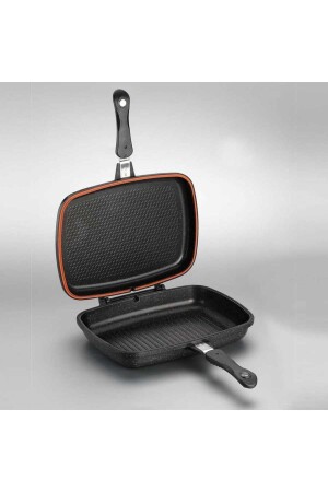 Duplo 34 Cm Black Pan with Lid A1469 2016ST023123228415 - KORKMAZ