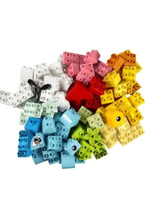 ® DUPLO® Classic Heart Box 10909 - Developmental Construction Toy Set for Preschool (80 Pieces) - Lego