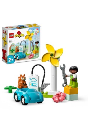 ® DUPLO® Town Wind Turbine 10985 - Construction Set for Kids Ages 2 and Up (16 Pieces) - LEGO