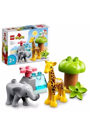 ® DUPLO® Wild African Animals 10971 - Building Set for Kids Ages 2 and Up (10 Pieces) - LEGO