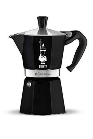 Durnes - Moka Express Siyah 3 Cup - Moka Pot DURNES-120620220002 - Bialetti