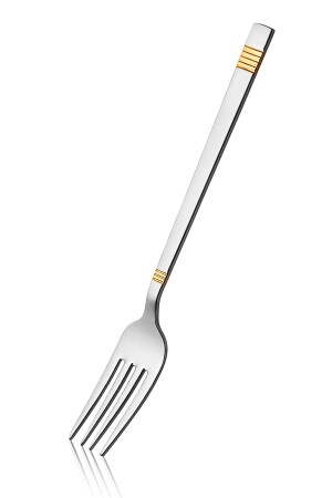 Duru Gold 12 Stück Dessertgabel 18/10 Edelstahl 2,5 mm DRG-12TC - Avcı