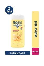 Duş Jeli Vanilya Sütü 650 ml x 2 35746615503432 - Le Petit Marseillais