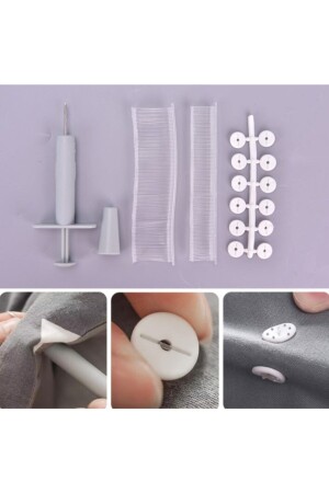 Duvet Cover Fixing Set Fishbone Gun - Sarfex