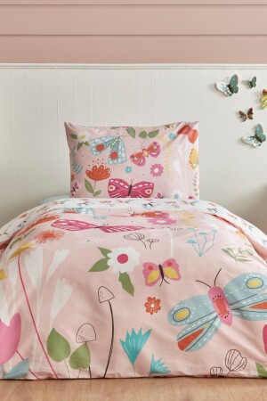Duvet Cover Set 100% Cotton Single Young Butterfly - Karaca Home