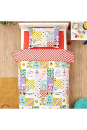 Duvet Cover Set 100% Cotton Single Young Youthful (fitted) 200. 22. 14. 0231 - Karaca Home