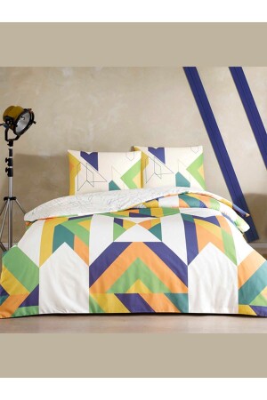 Duvet Cover Set Maxim Green Single Size Elastic 160 Cm X 220 Cm 3519-110 - Taç
