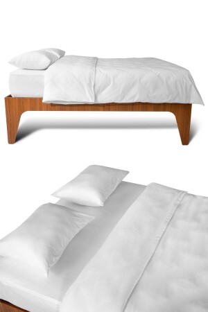 Duvet Cover Set Single - 100% Cotton 57 Thread 8682157501733 - Otello