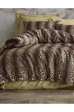Duvet Cover Set - Single Leopard with Elastic Sheets GRM0010 - GARDEN ROOM