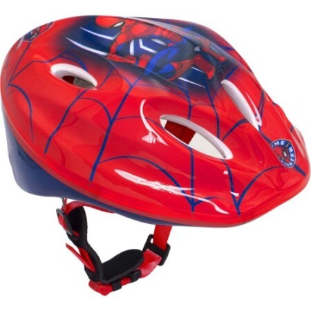 Dvirtex Spiderman bisiklet kaskı, 52-56 cm beden, kırmızı/mavi - Dvirtex