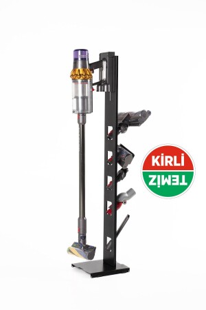 Dyson Compatible Vertical Vacuum Cleaner Stand Anthracite Color Vertical Vacuum Cleaner Stand Compatible with Dyson V15 - V12 - V11 - V10 - V8 Models - thorqtech
