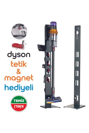 Dyson Compatible Vertical Vacuum Cleaner Stand Black Color V15 - V12 - V11 - V10 - V8 DysonStand01 - STARK