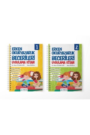 Early Literacy Skills Practice Book Set (2 Books) - Ne's Akademi Yayınları