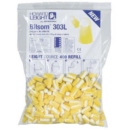 Earplugs HONEYWELL Bilsom 303L S, 200 pairs - Honeywell