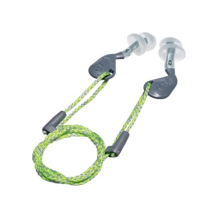 Earplugs UVEX Xact-fit Multi, gray with green cord, M/L - Uvex