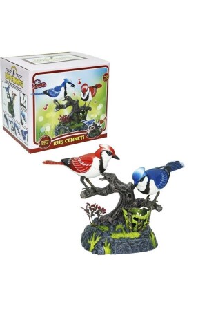 Earthquake Reporter Double Bird with Pen Holder (Music and Bird Sound) Toy Singing Birds scn878 - scntoys
