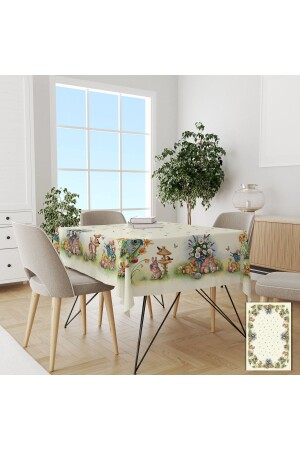Easter Bunnies Carefree Tablecloth - Pusula Home
